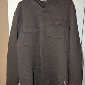 tentree Men's Quilted Brown Jacket